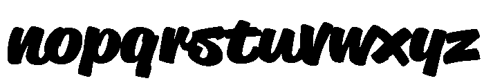 Bestia Heavy Font LOWERCASE