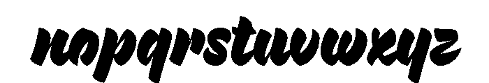Bestia Regular Font LOWERCASE
