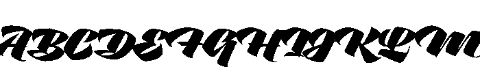 Bestia Small Font UPPERCASE