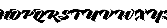 Bestia Small Font UPPERCASE
