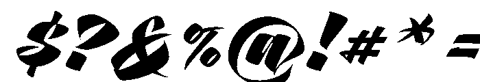 Bestia Subhead Font OTHER CHARS