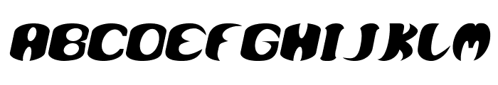 Beagle-BoldItalic Font UPPERCASE