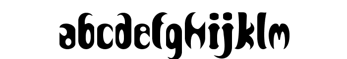 Beagle-CondensedRegular Font LOWERCASE