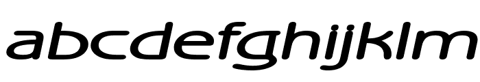 Beagle Extended Bold Italic Font LOWERCASE