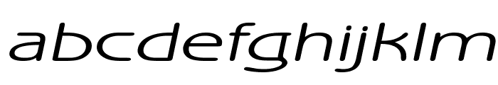 Beagle Extended Italic Font LOWERCASE