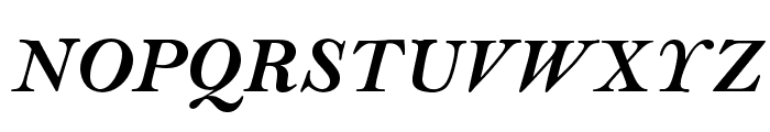 BellMTStd-BoldItalic Font UPPERCASE