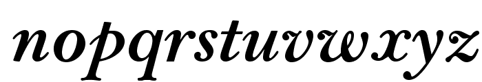 BellMTStd-BoldItalic Font LOWERCASE
