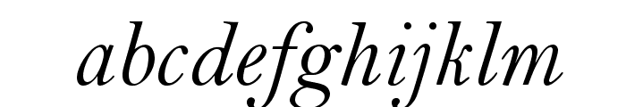 BellMTStd-Italic Font LOWERCASE