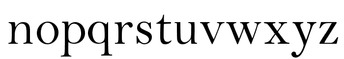 BellMTStd-Regular Font LOWERCASE