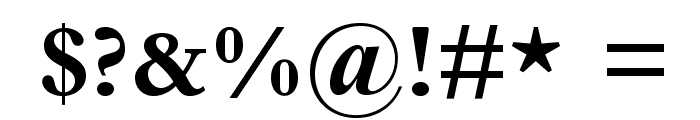 BemboStd-Bold Font OTHER CHARS