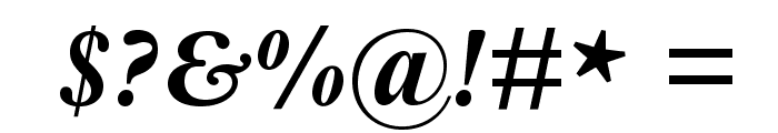 BemboStd-BoldItalic Font OTHER CHARS