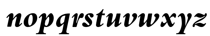 BemboStd-ExtraBoldItalic Font LOWERCASE