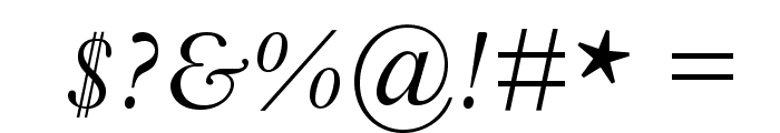 BemboStd-Italic Font OTHER CHARS
