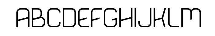 Bender-Thin Font UPPERCASE