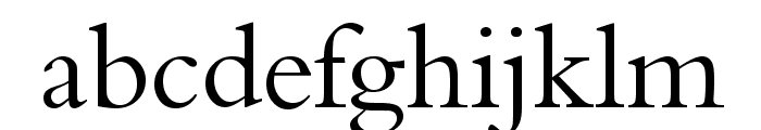 Bergamo-Regular Font LOWERCASE