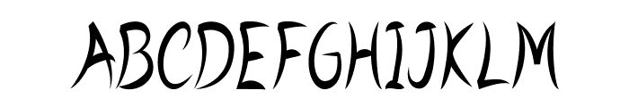 Berkhorn-CondensedRegular Font UPPERCASE