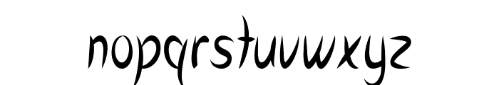 Berkhorn-CondensedRegular Font LOWERCASE