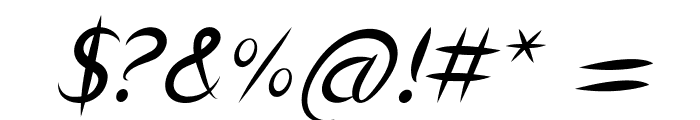 BerkhornItalic Font OTHER CHARS
