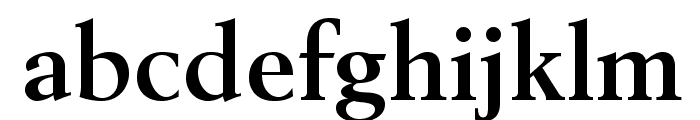 BerlingLTStd-Bold Font LOWERCASE
