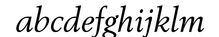 BerlingLTStd-Italic Font LOWERCASE