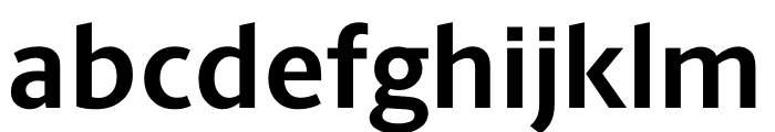 Berlingske Sans Bold Font LOWERCASE