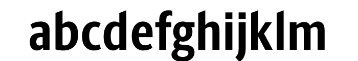 Berlingske Sans Condensed Bold Font LOWERCASE