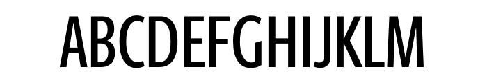 Berlingske Sans Extra condensed Medium Font UPPERCASE