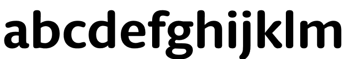 Berlingske Sans Round Bold Font LOWERCASE