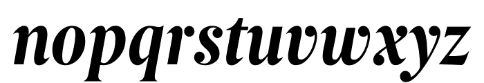 Berlingske Serif Condensed Bold Italic Font LOWERCASE