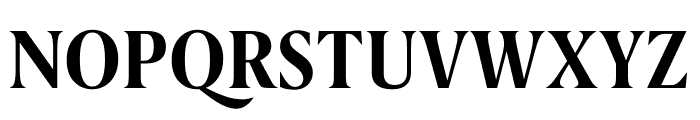 Berlingske Serif Condensed Bold Font UPPERCASE