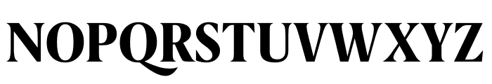 Berlingske Serif Condensed Extra Bold Font UPPERCASE