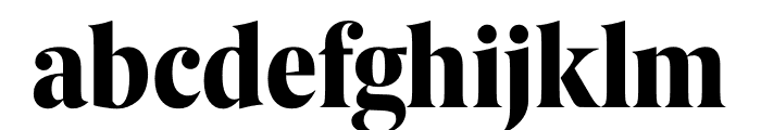 Berlingske Serif Condensed Extra Bold Font LOWERCASE