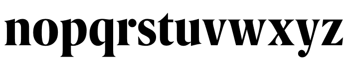 Berlingske Serif Condensed Extra Bold Font LOWERCASE