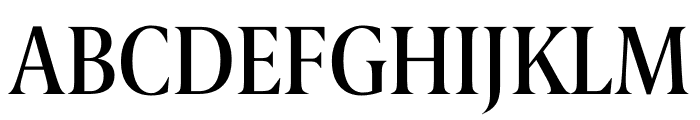 Berlingske Serif Condensed Medium Font UPPERCASE