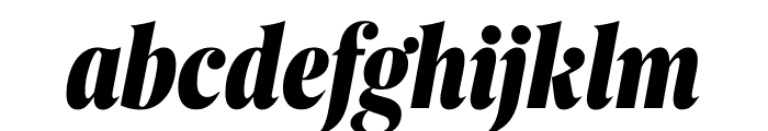 Berlingske Serif Extra condensed Extra Bold Italic Font LOWERCASE