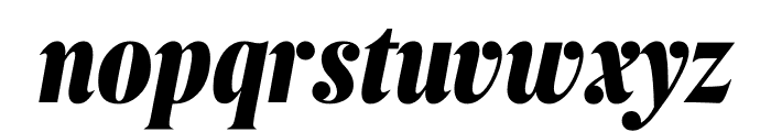 Berlingske Serif Extra condensed Extra Bold Italic Font LOWERCASE