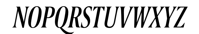 Berlingske Serif Extra condensed Italic Font UPPERCASE