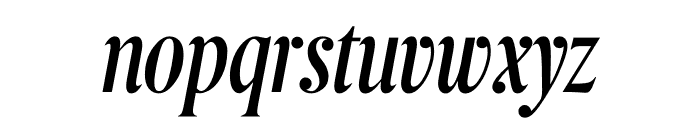 Berlingske Serif Extra condensed Italic Font LOWERCASE