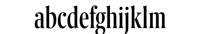 Berlingske Serif Extra condensed Regular Font LOWERCASE