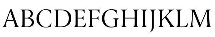 Berlingske Serif Regular Font UPPERCASE