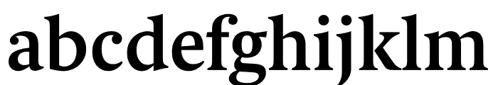 Berlingske Serif Text Demi Bold Font LOWERCASE
