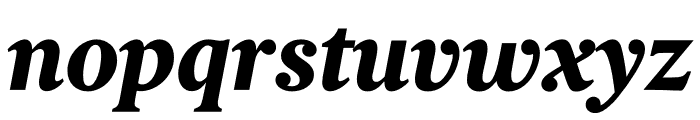 Berlingske Serif Text Extra Bold Italic Font LOWERCASE