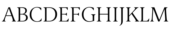 Berlingske Serif Text Thin Font UPPERCASE