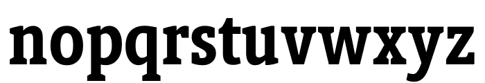 Berlingske Slab Condensed Bold Font LOWERCASE
