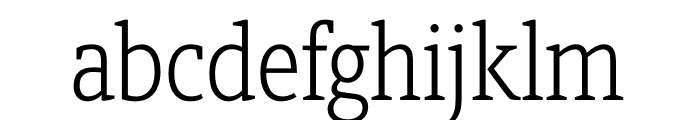 Berlingske Slab Condensed Light Font LOWERCASE