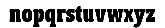 Berlingske Slab Extra condensed Black Font LOWERCASE