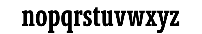 Berlingske Slab Extra condensed Demi Bold Font LOWERCASE