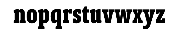 Berlingske Slab Extra condensed Extra Bold Font LOWERCASE