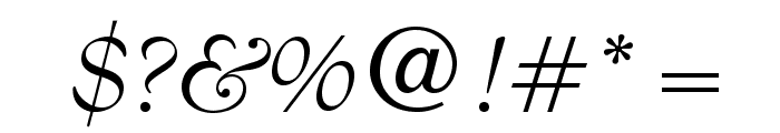 BernhardModernStd-Italic Font OTHER CHARS