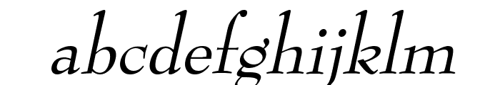 Bernhart Italic Font LOWERCASE
